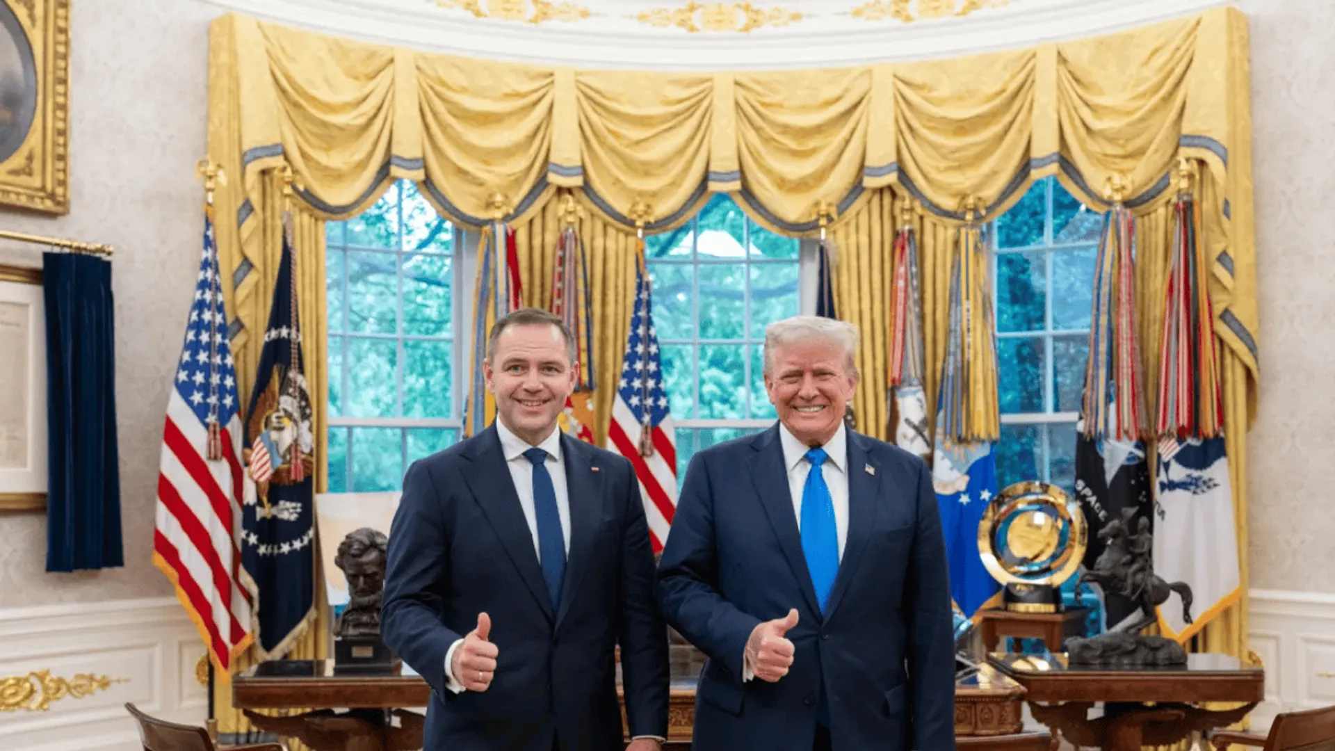 Karol Nawrocki, Donald Trump