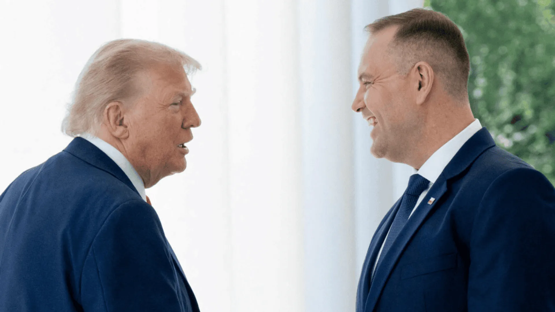 Karol Nawrocki i Donald Trump