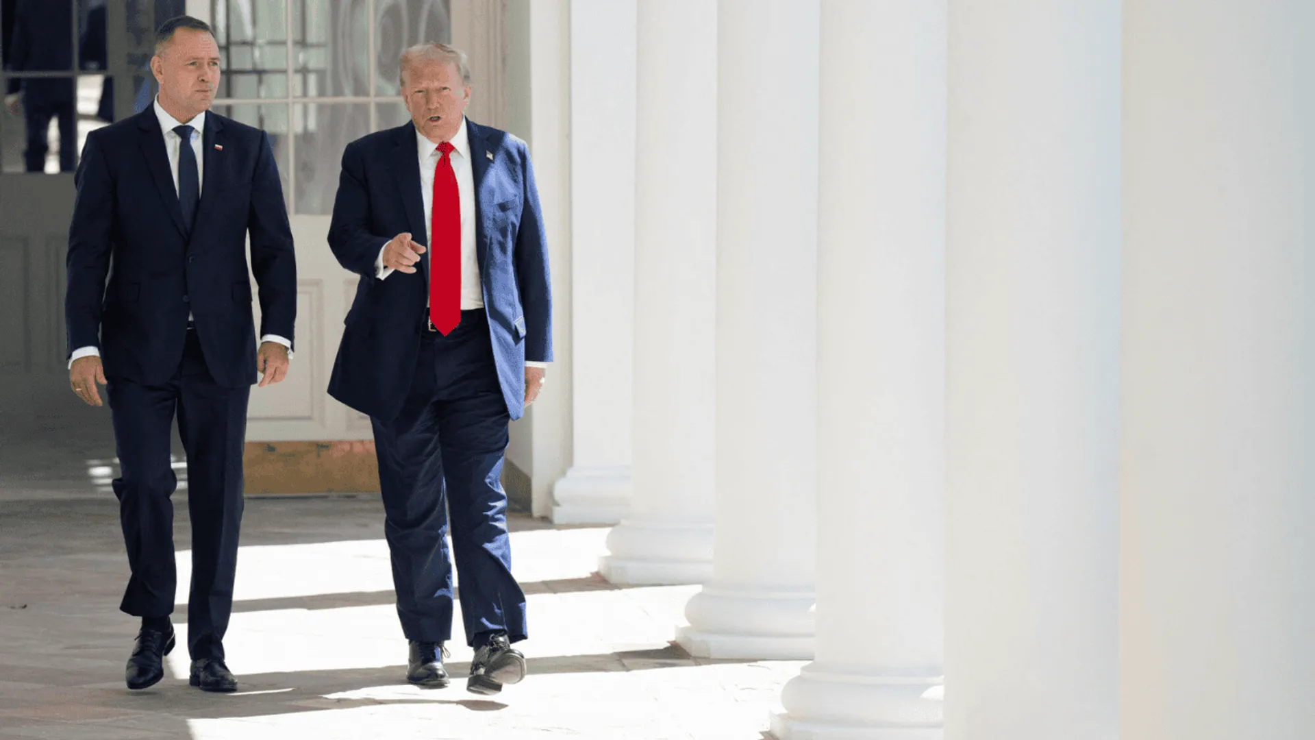 Karol Nawrocki i Donald Trump