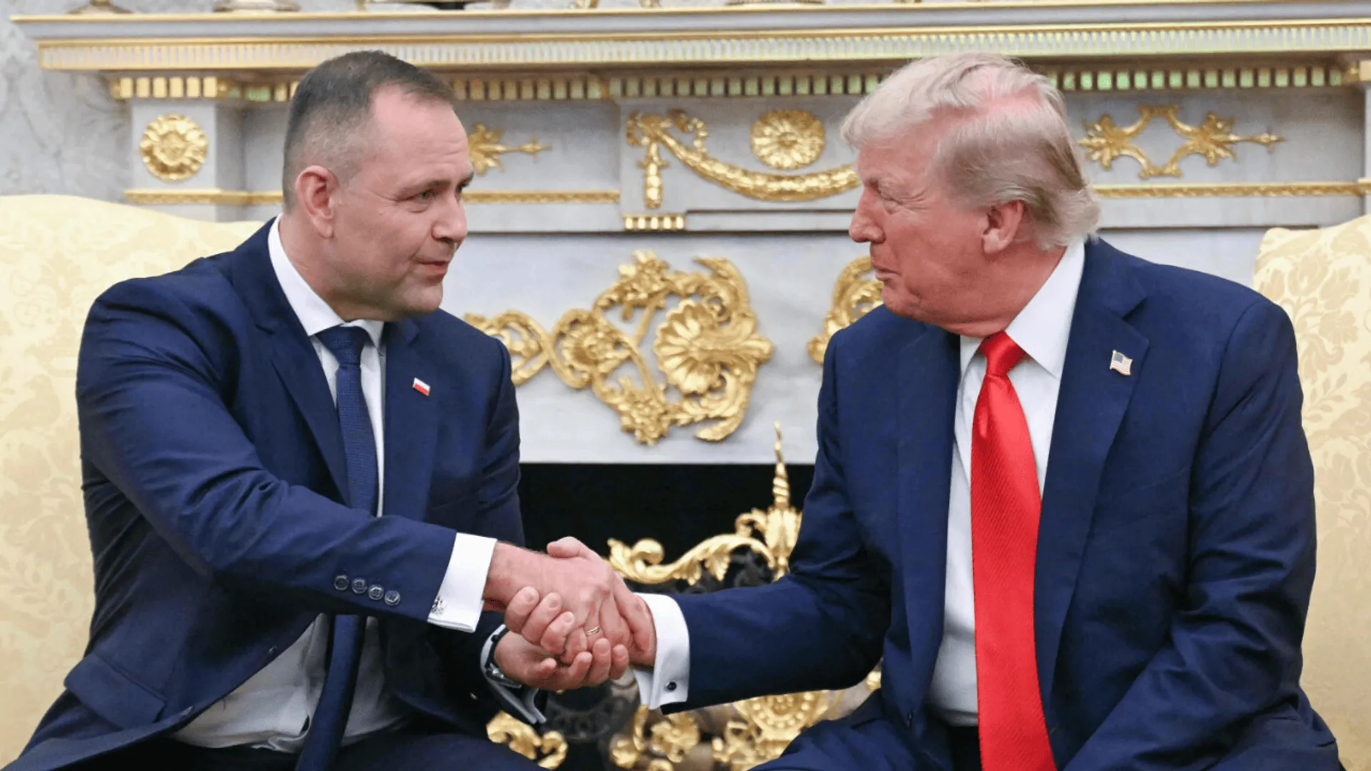 Karol Nawrocki i Donald Trump