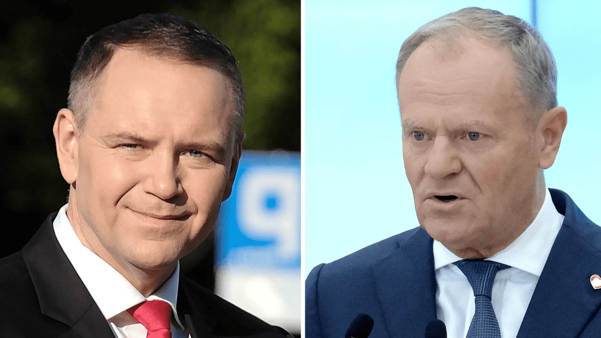 Karol Nawrocki i Donald Tusk