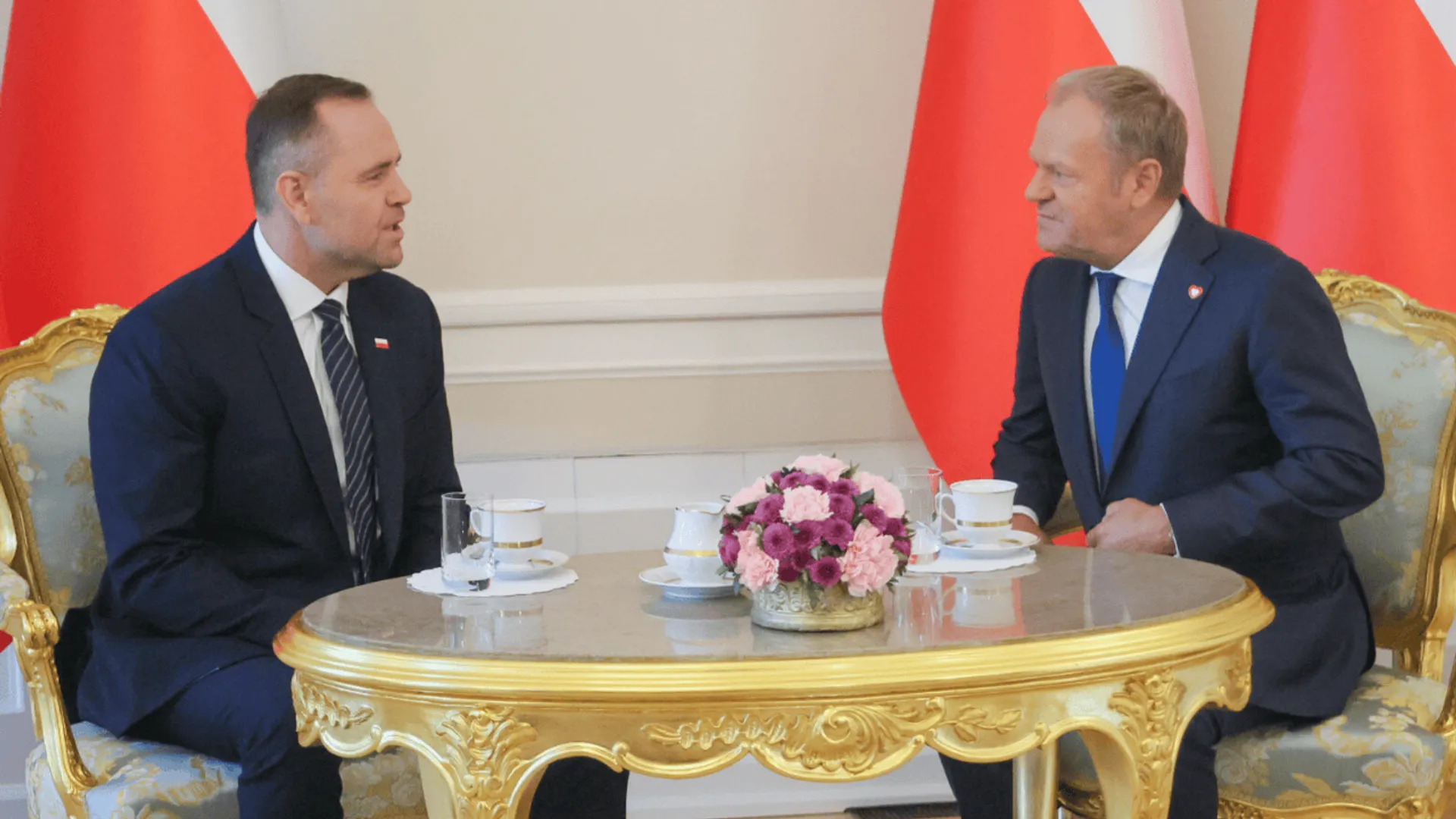 Karol Nawrocki i Donald Tusk