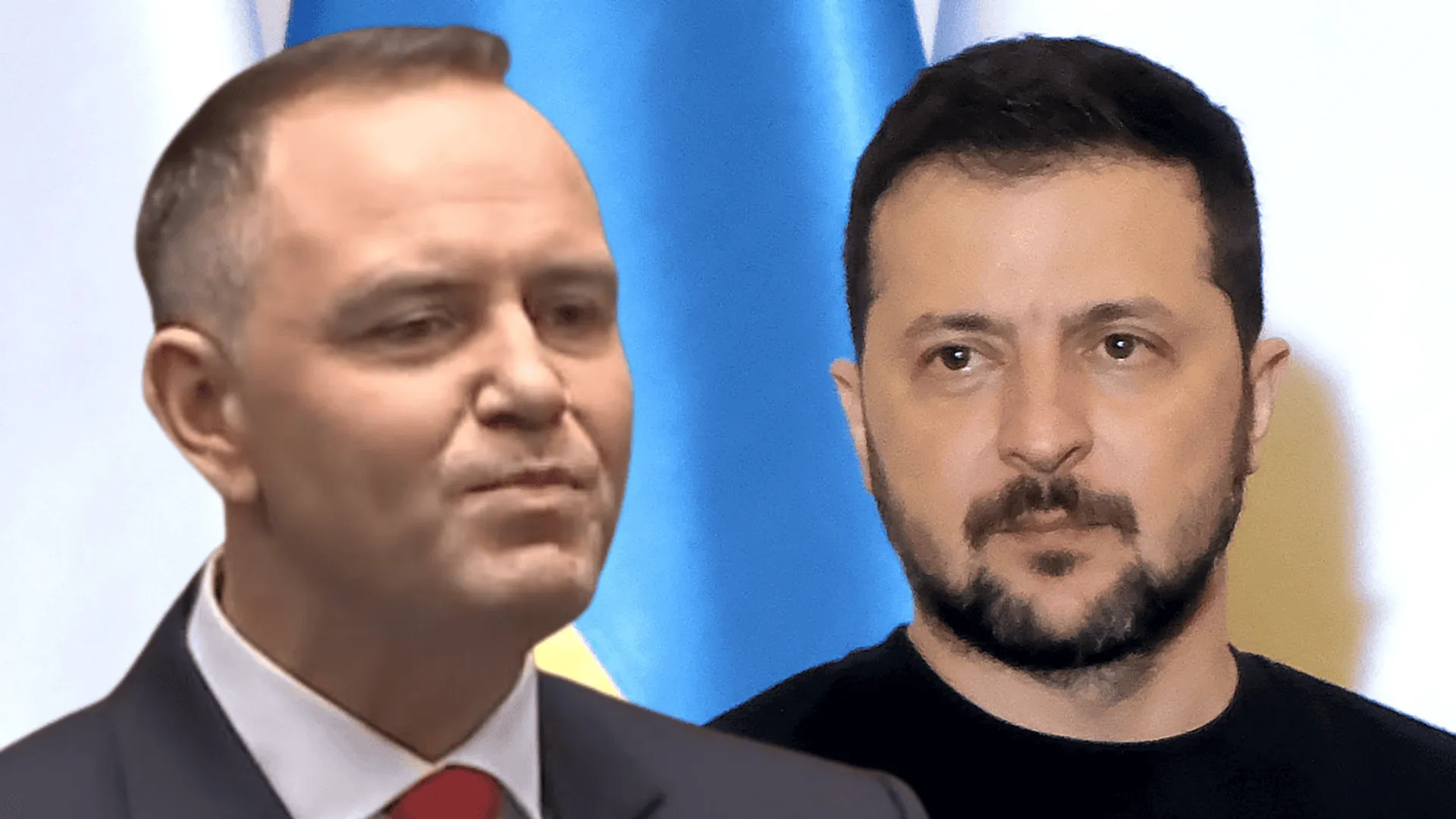 Karol Nawrocki i Wołodymyr Zełenski