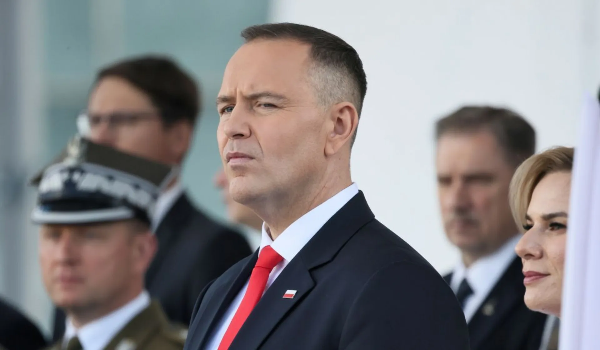 Zdziwiony Karol Nawrocki