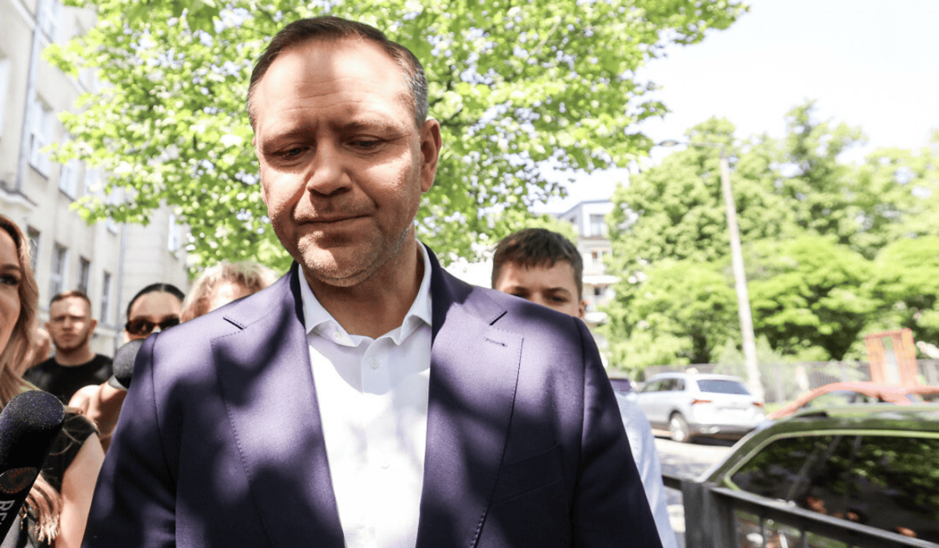 Karol Nawrocki przyłapany