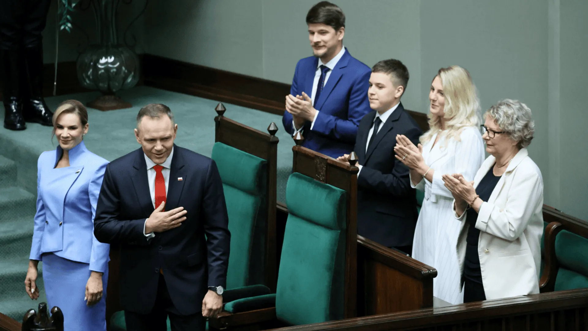 Karol Nawrocki z rodziną