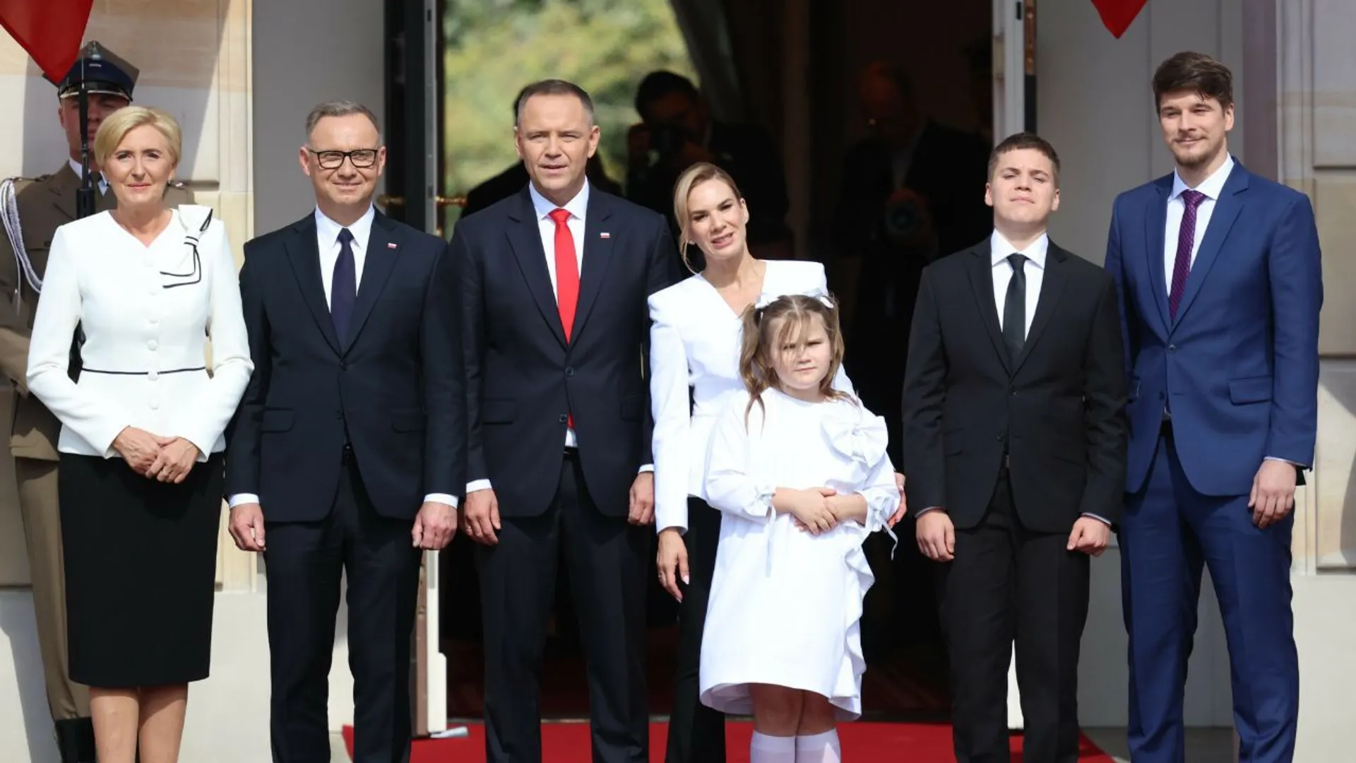 Karol Nawrocki z rodziną