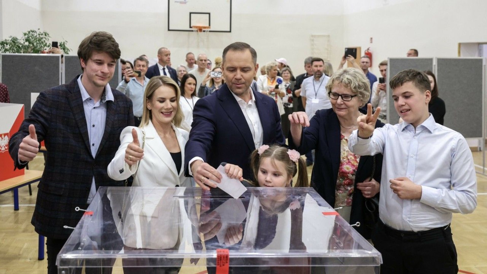 Karol Nawrocki z rodziną