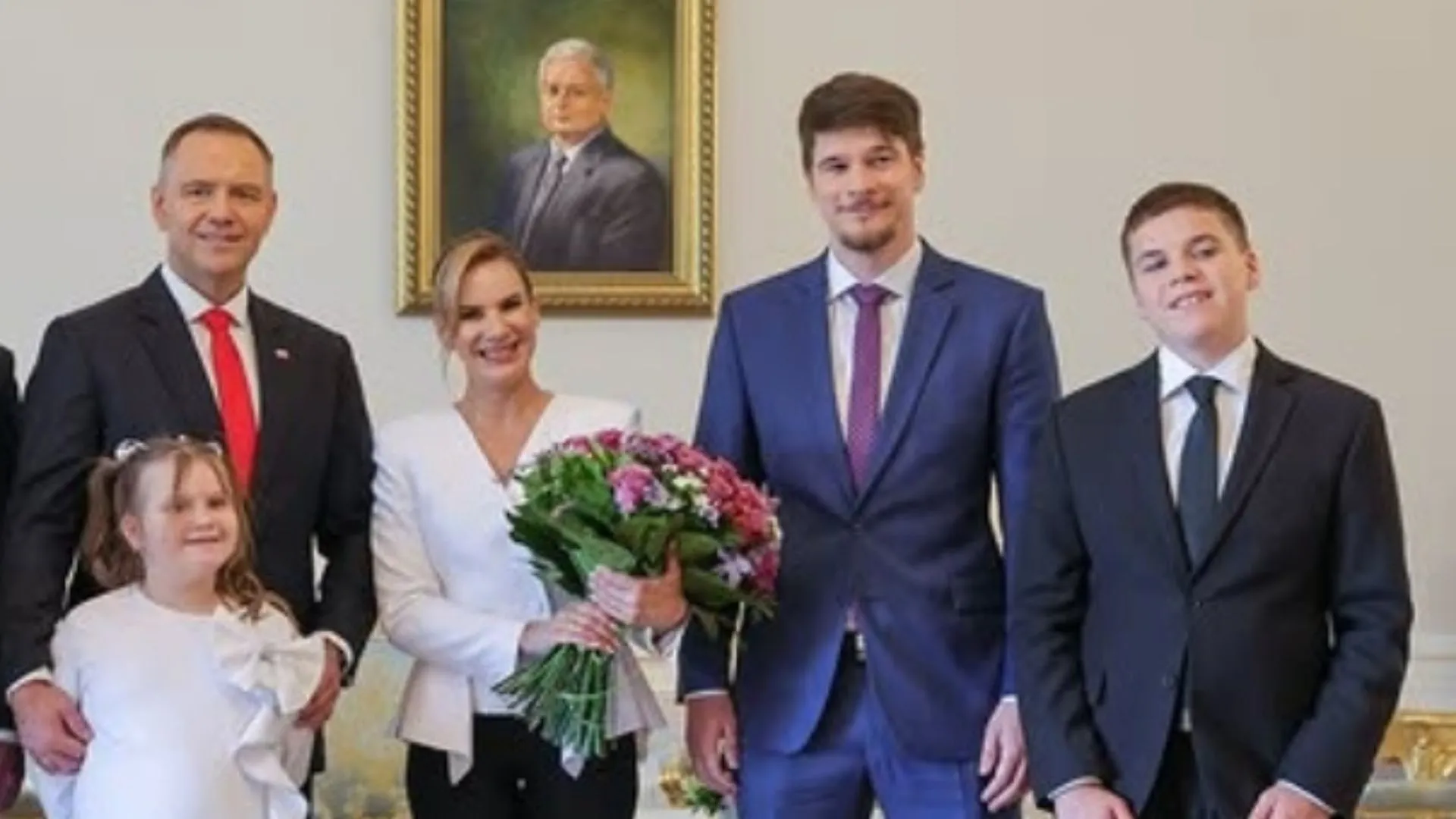 Karol Nawrocki z rodziną