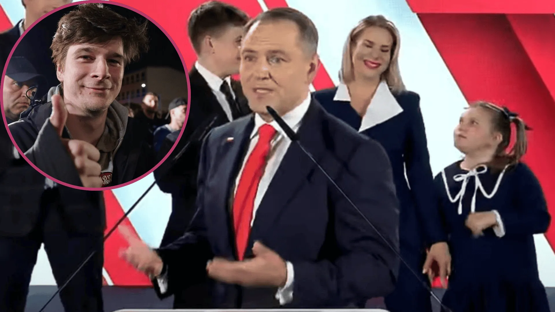 Karol Nawrocki z synem