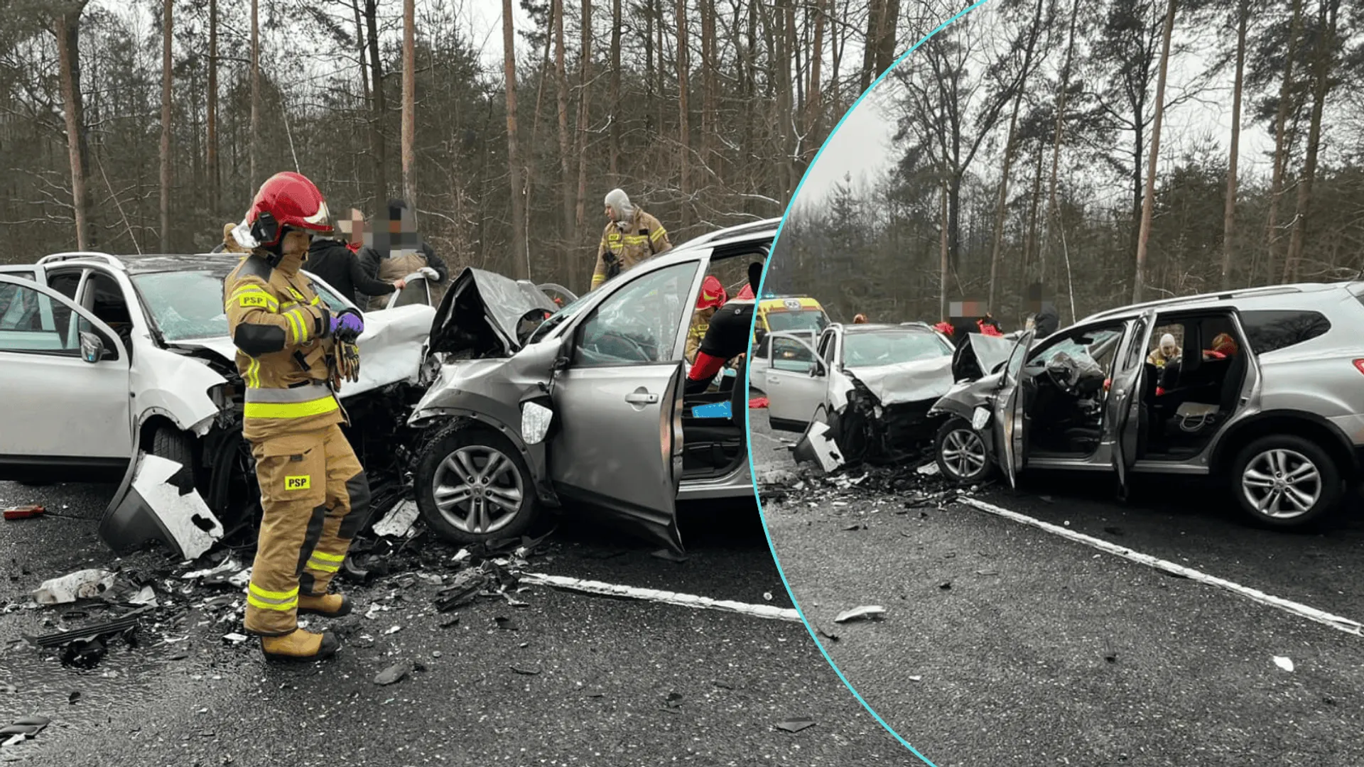 Tragedia na polskiej trasie. Nie żyją 3 osoby, droga całkowicie zablokowana