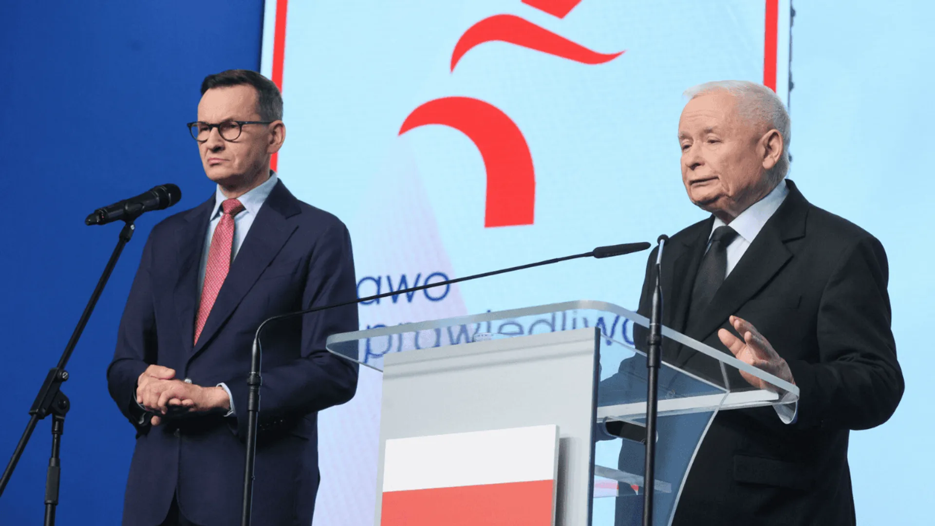 Konferencja Kaczyńskiego i Morawieckiego 