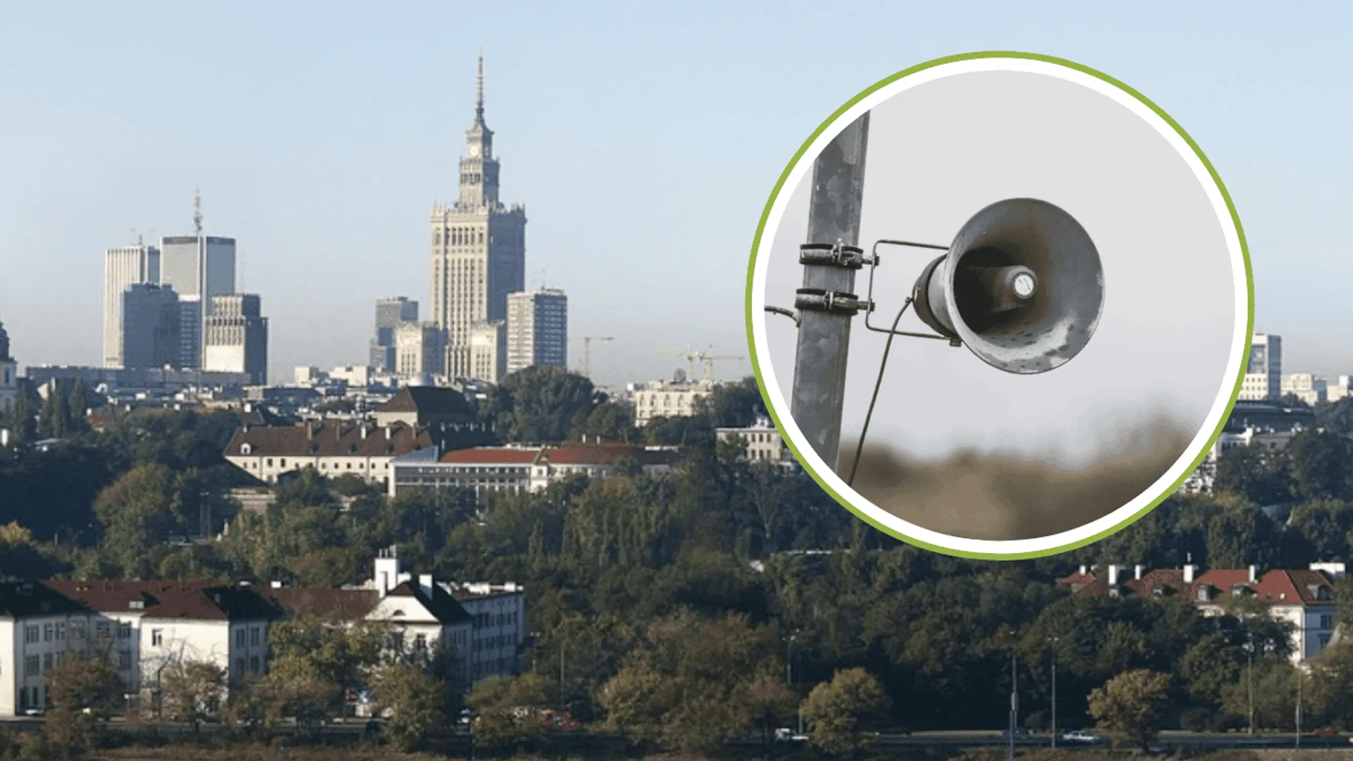Warszawa, syreny alarmowe