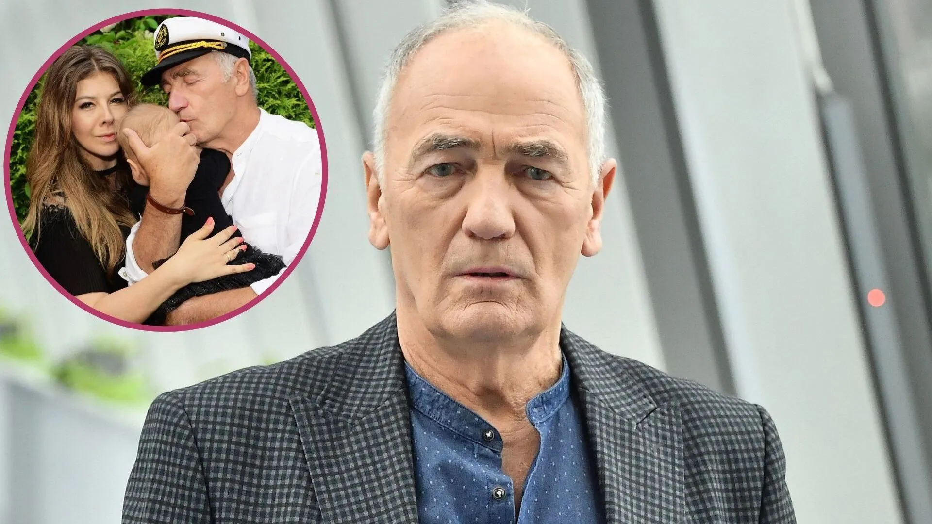 Ma 76 lat i 4-letnią córkę. Strasburger szczerze o późnym ojcostwie. Wspomniał o ryzyku