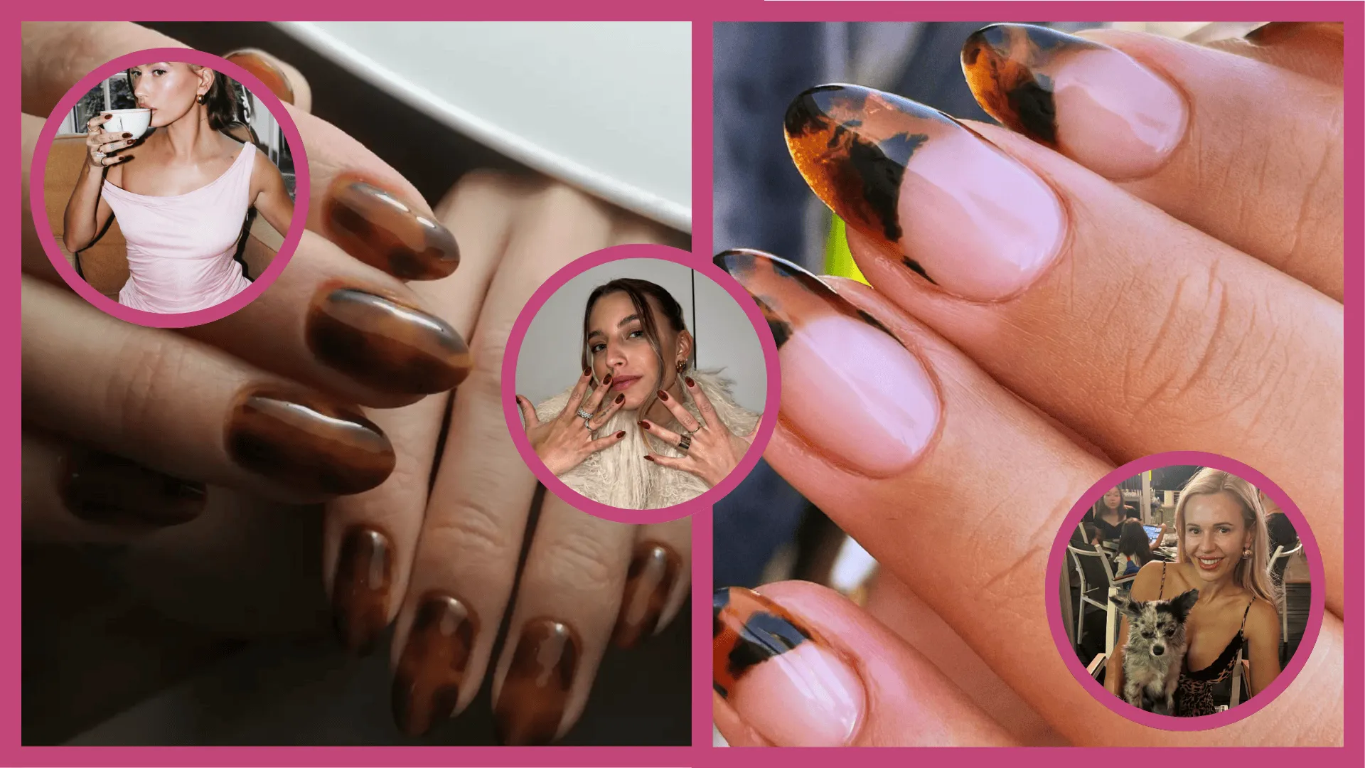 Szylkretowe paznokcie