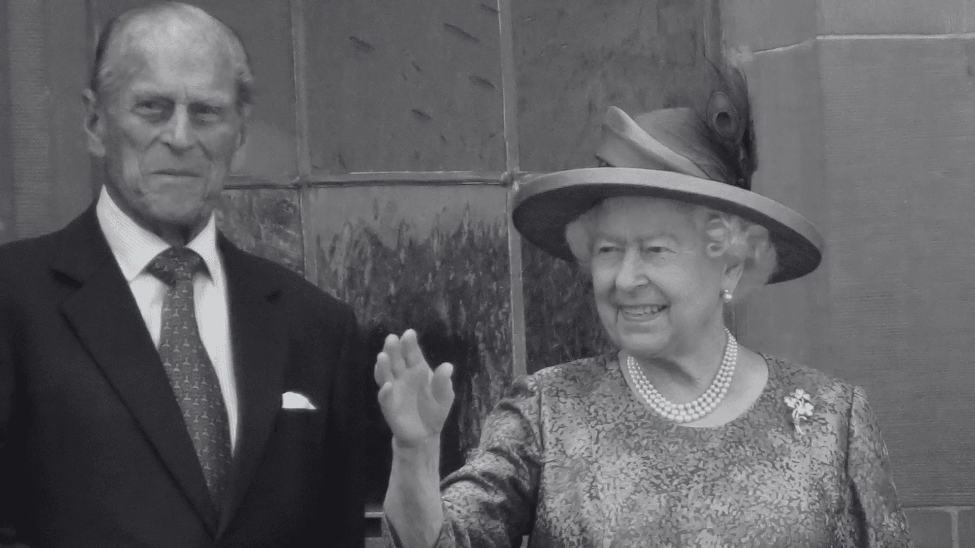 Królowa Elżbieta II z mężem
