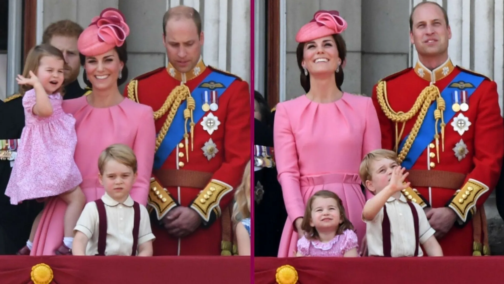 Księżna Kate, Książę William, Księżniczka Charlotte, Książe George
