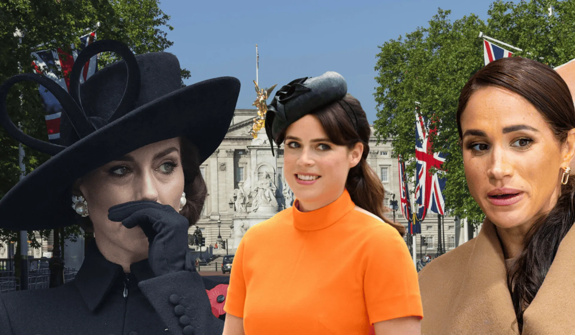 Księżna Kate, Księżna Eugenia, Meghan Markle 