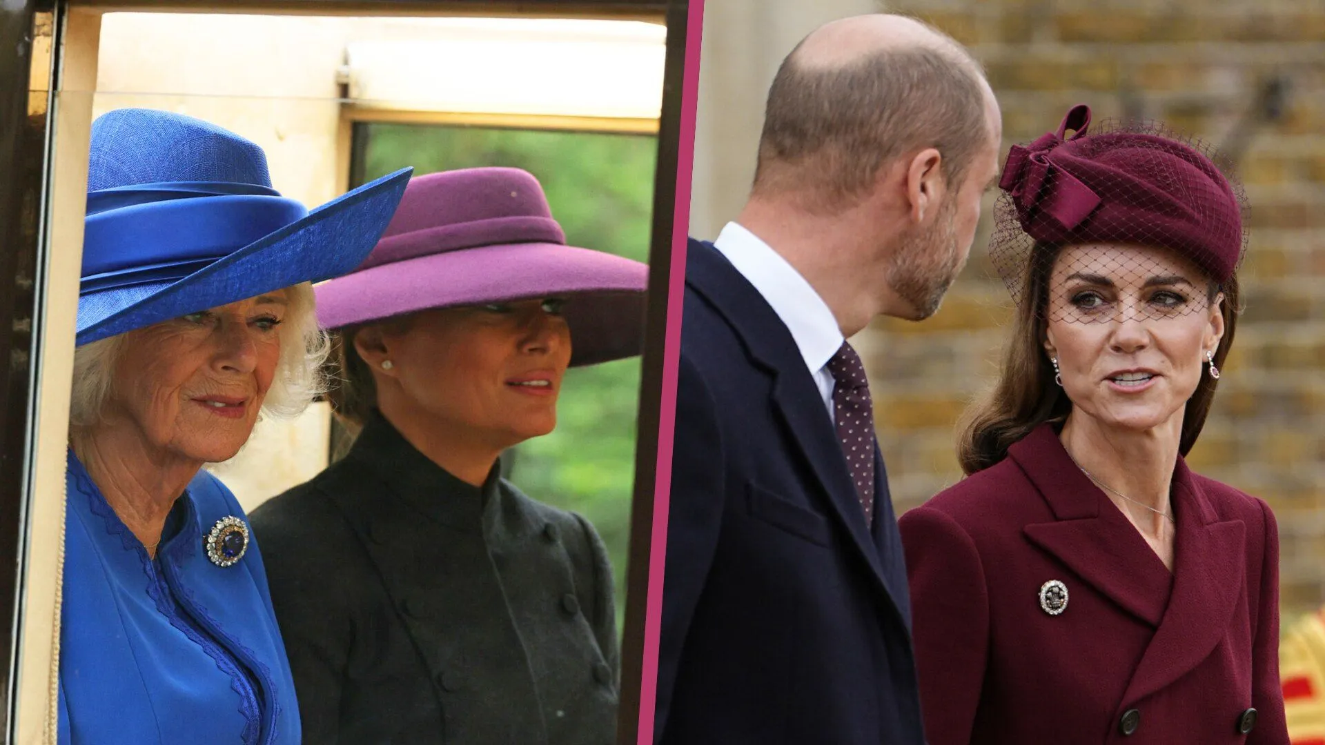 Księżna Kate, królowa Kamila, Melania Trump
