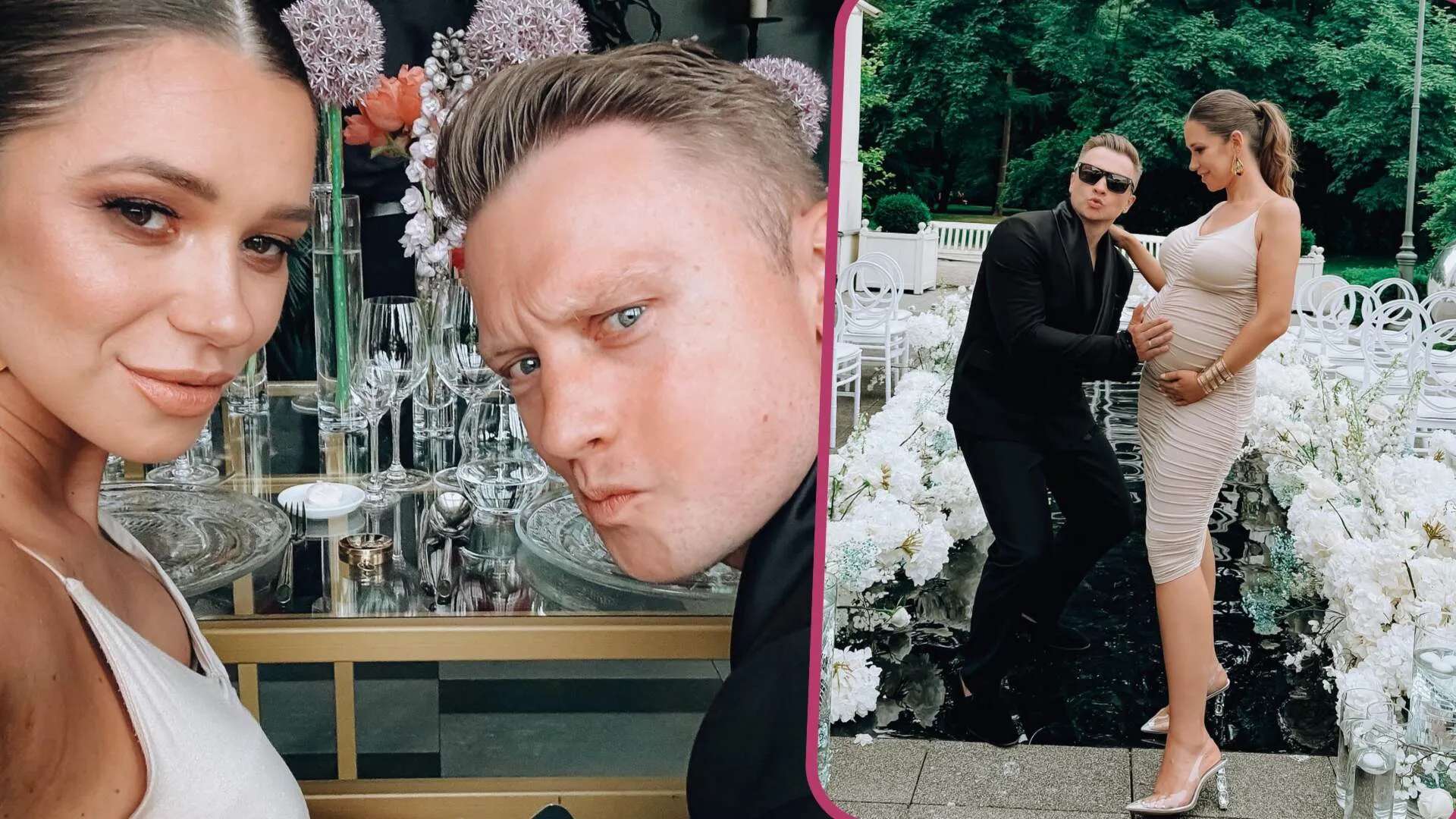 Kuba Wesołowski z żoną w ciążowej sesji. Tak świętują 10. rocznicę ślubu