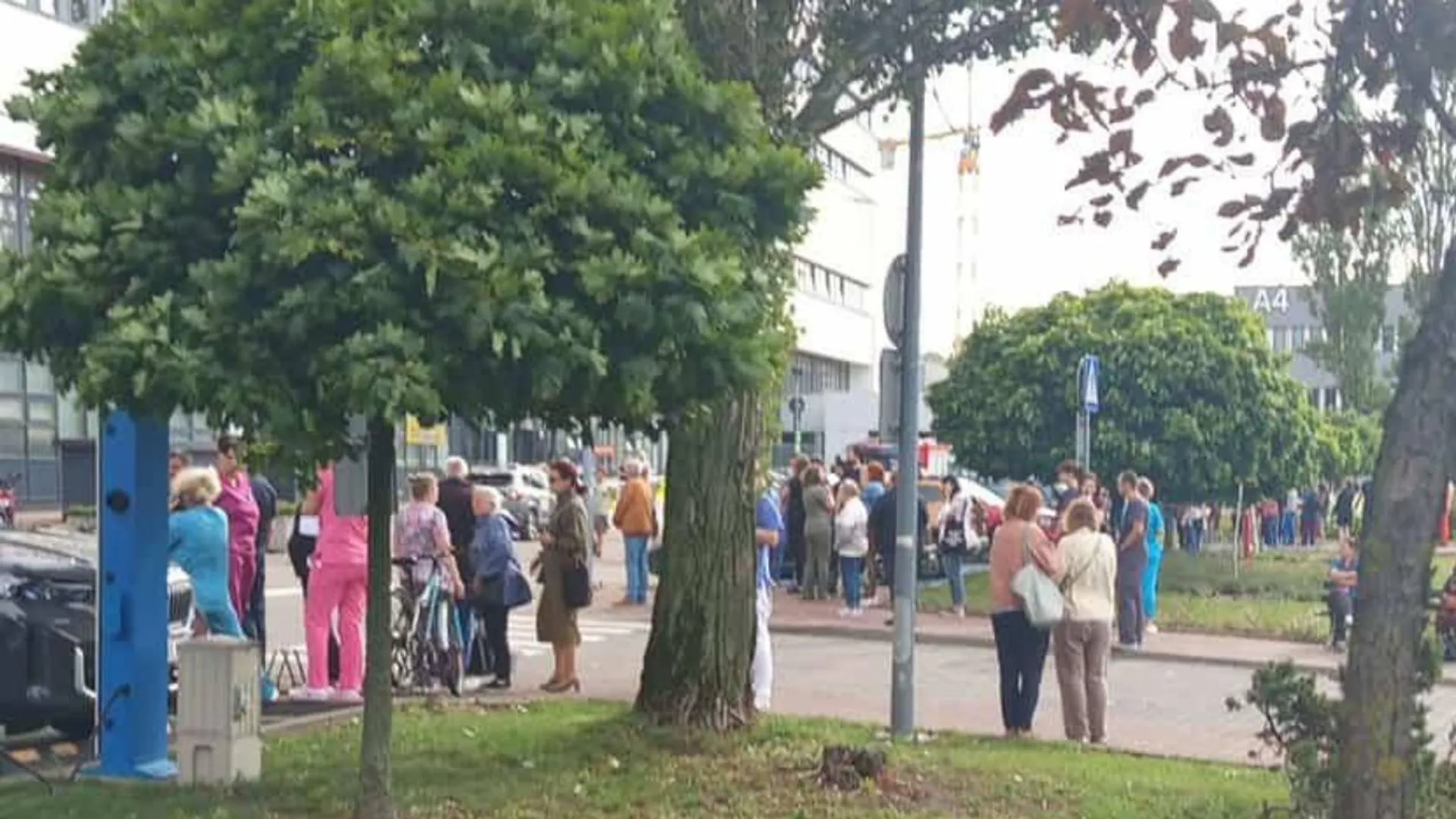 Pożar szpitala w Łodzi