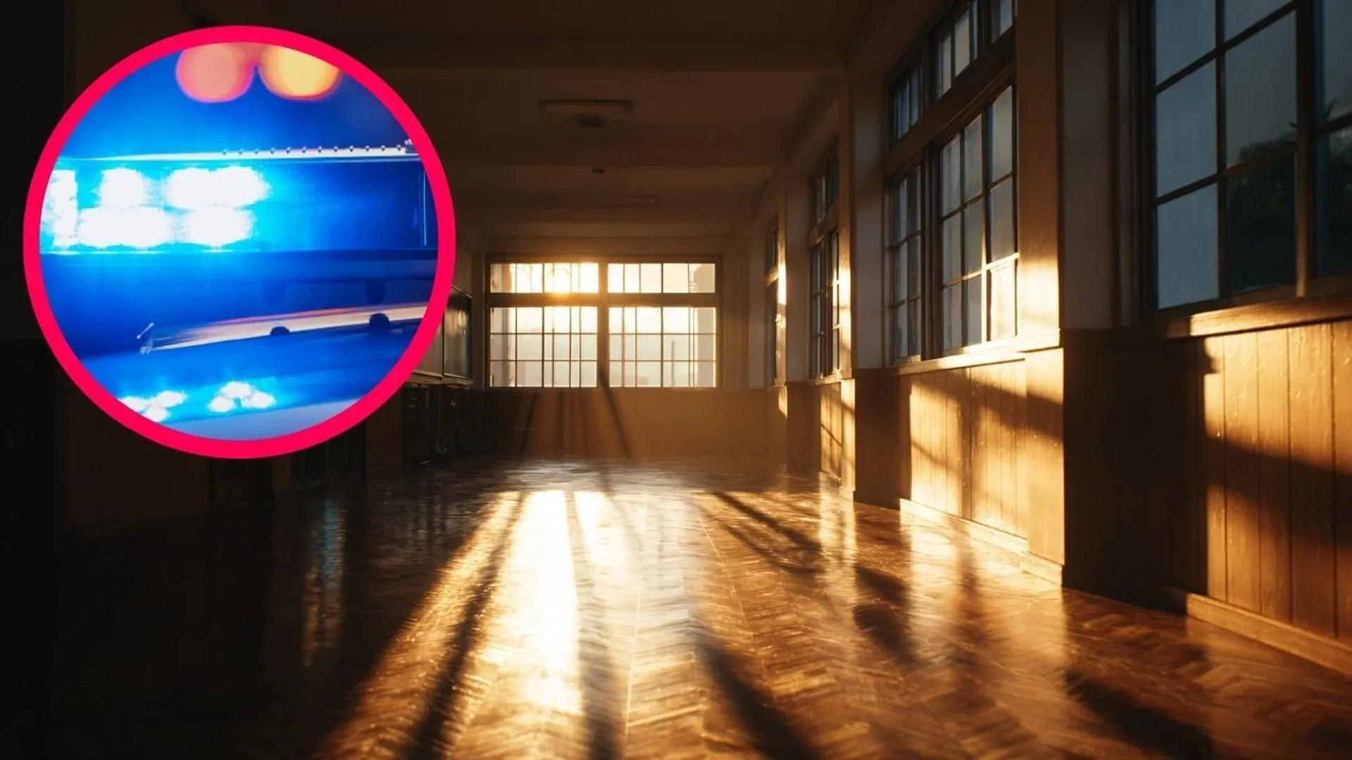 Płacąca kobieta, policja