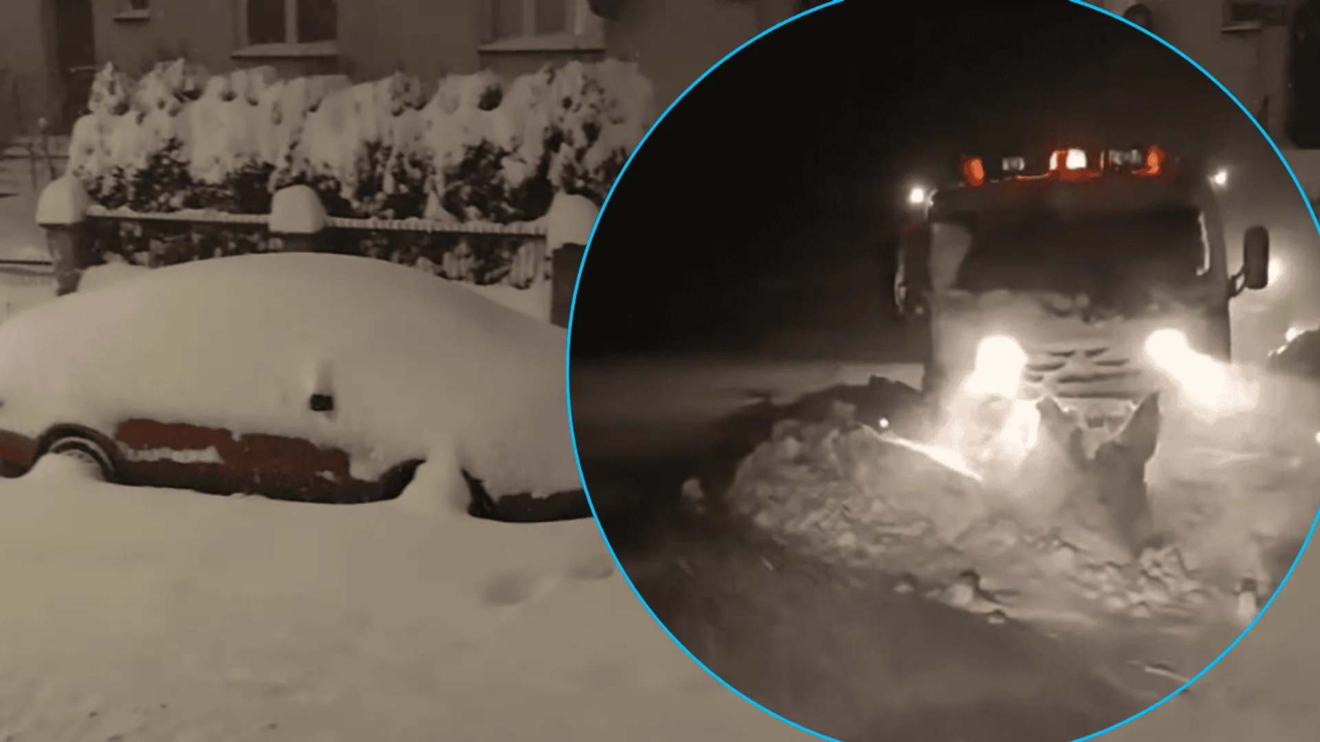 Biały paraliż na Pomorzu: setki kierowców uwięzionych w zaspach