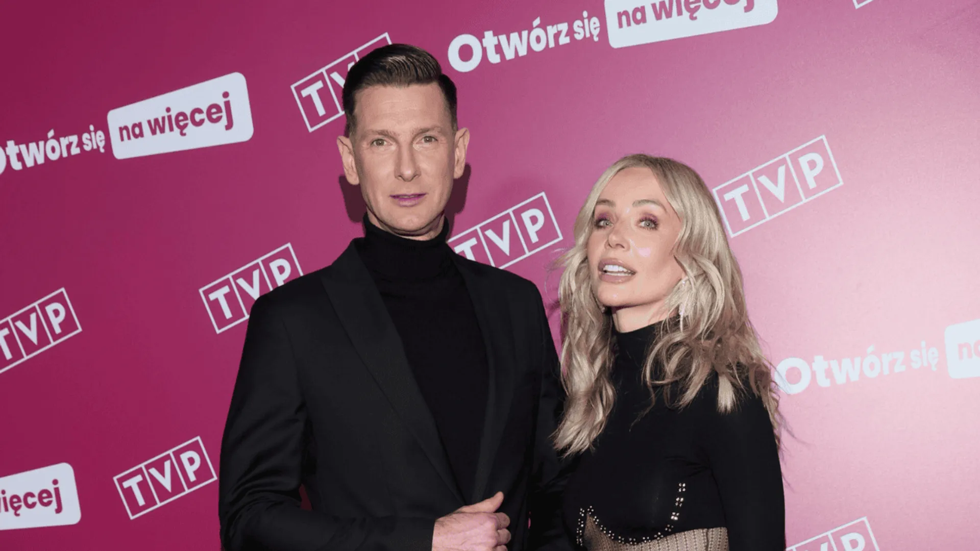 Łukasz Kadziewicz i Agnieszka Woźniak-Starak