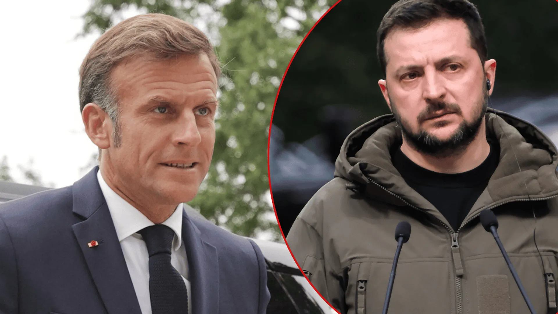 Macron i Zełeński