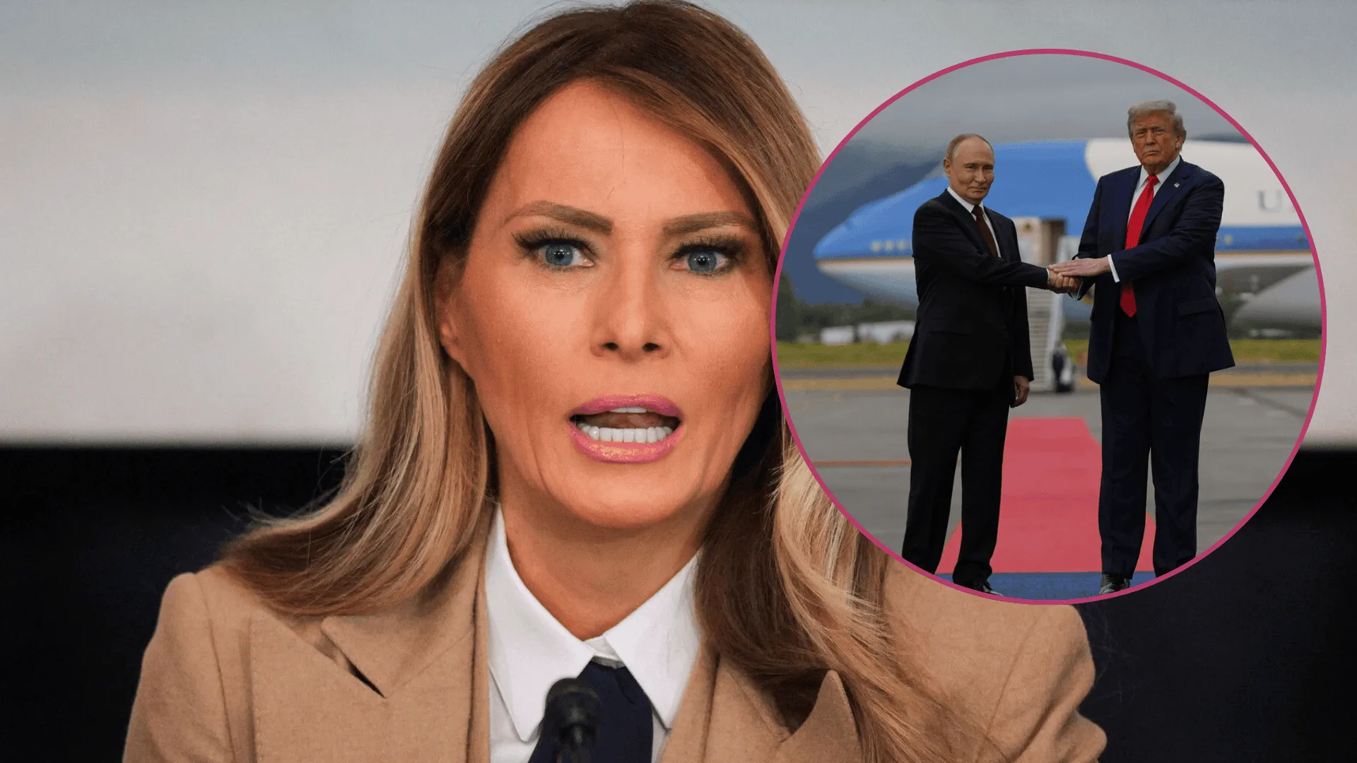 Malania Trump, Władimir Putin, Donald Trump