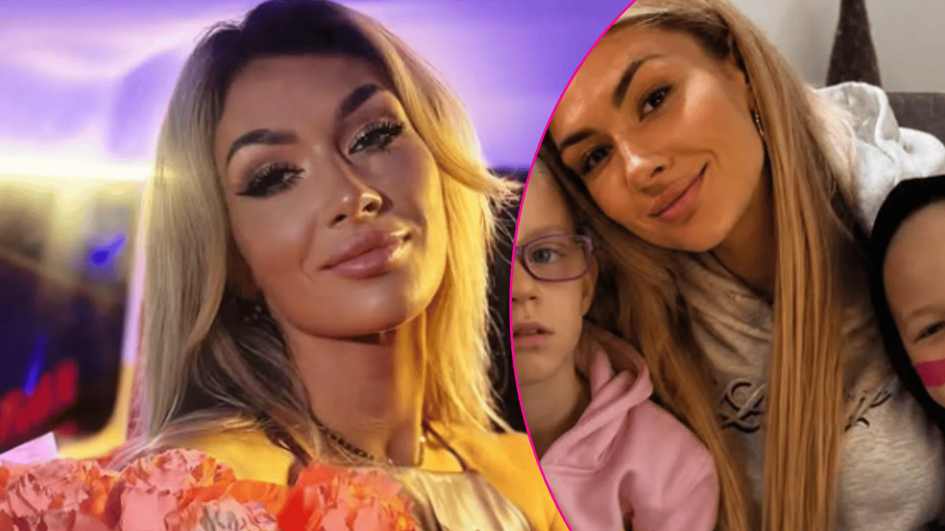 Małgorzata Główka z dziećmi