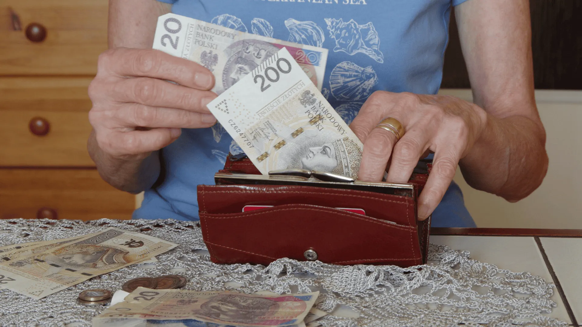 Pieniądze i emerytka