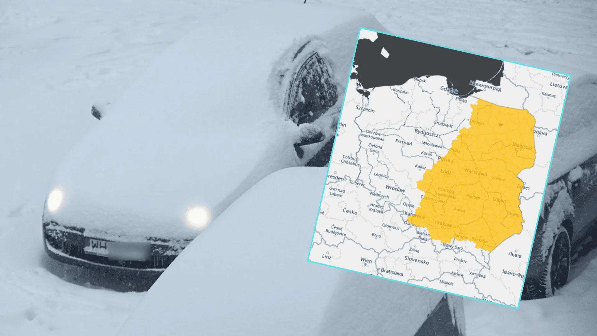 Szklanka na drogach: IMGW ostrzega przed niebezpieczną gołoledzią