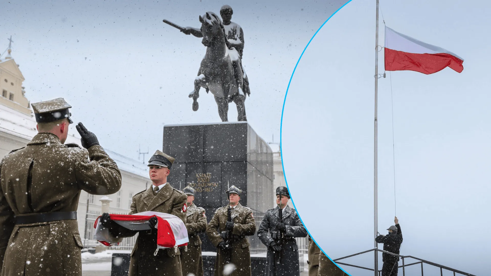 Nowa tradycja przed Pałacem Prezydenckim: Flagi narodowe ruszą w Polskę