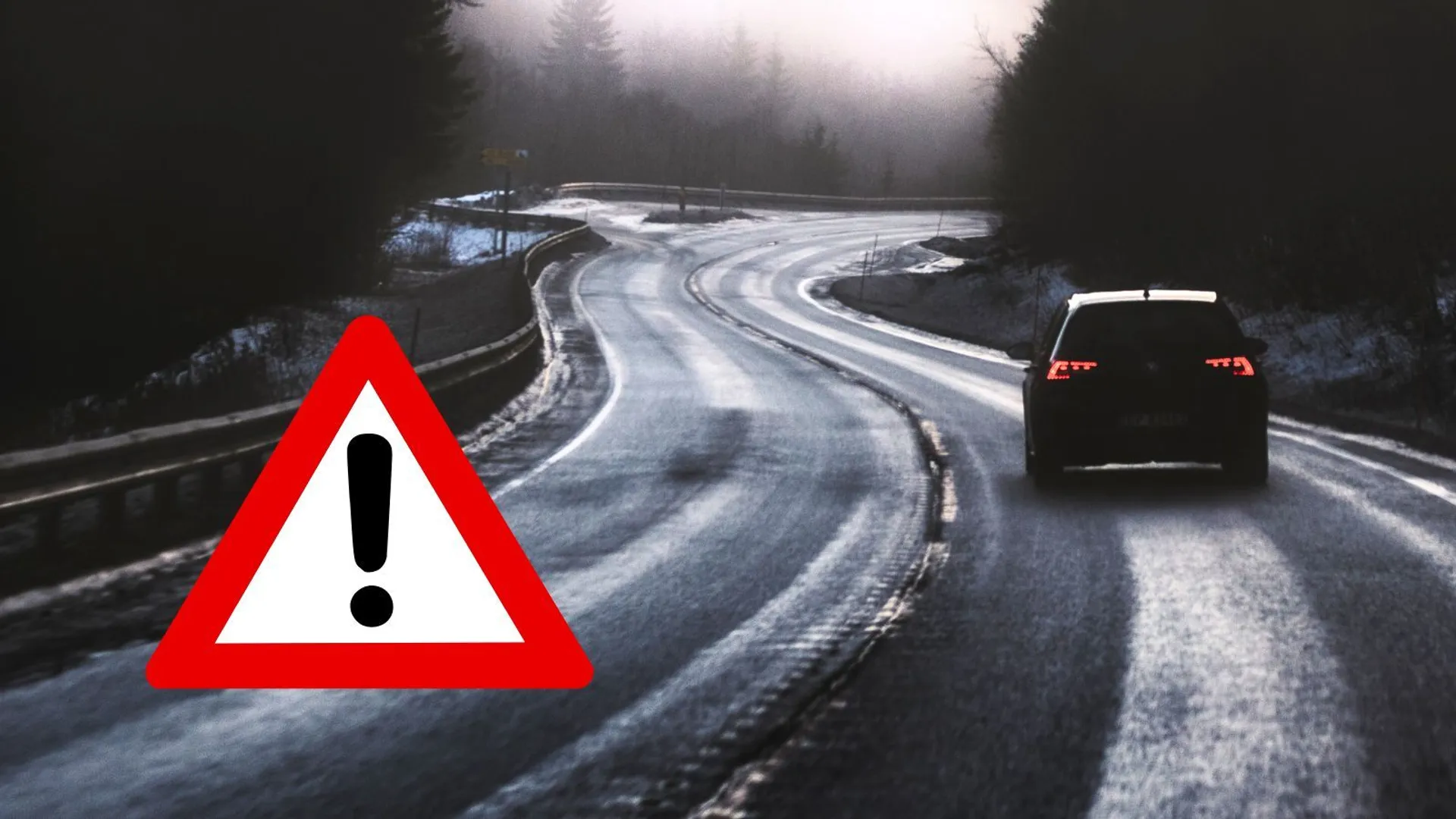 Ostrzeżenie, jezdnia