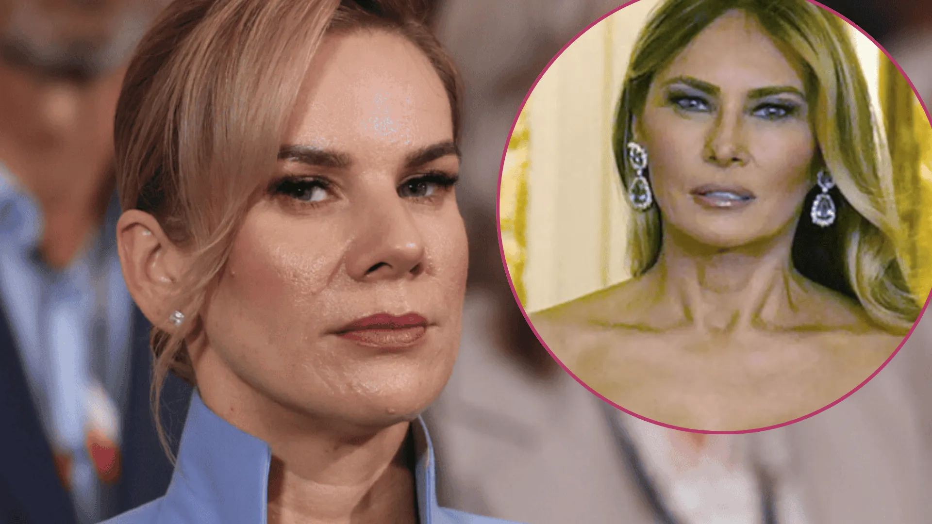 Marta Nawrocka, Melania Trump