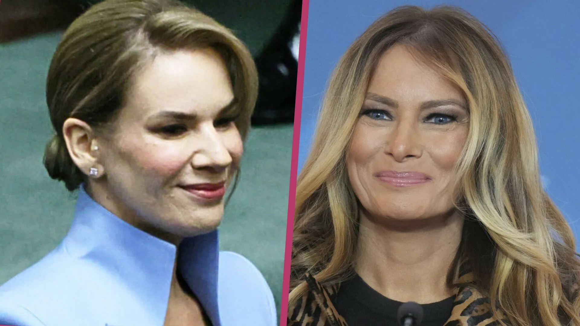 Marta Nawrocka, Melania Trump