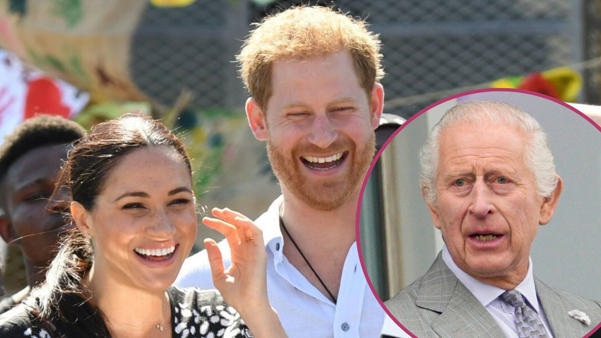 Meghan Markle, książę Harry, król Karol III