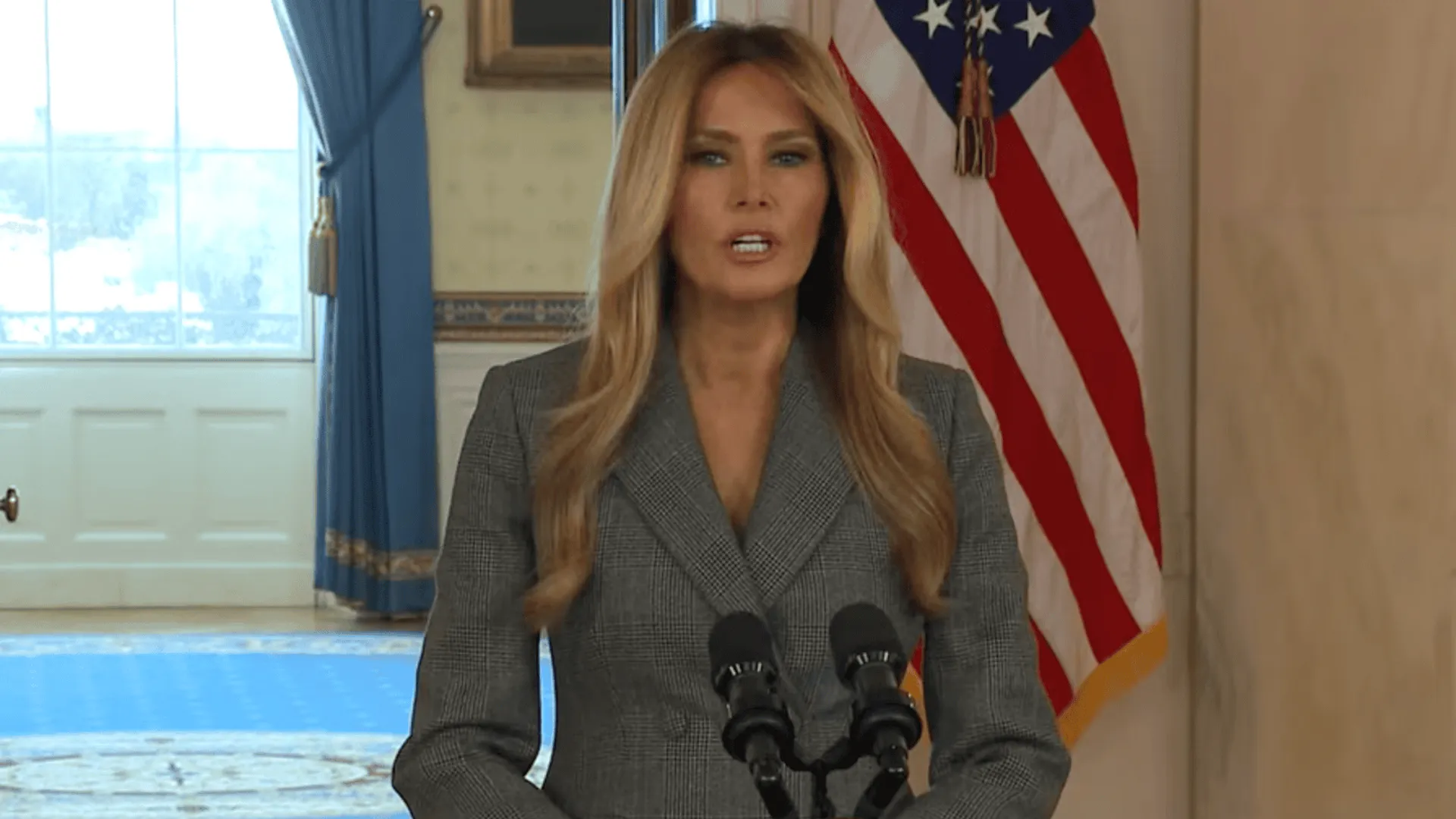Melania Trump, fot. The White House/YouTube