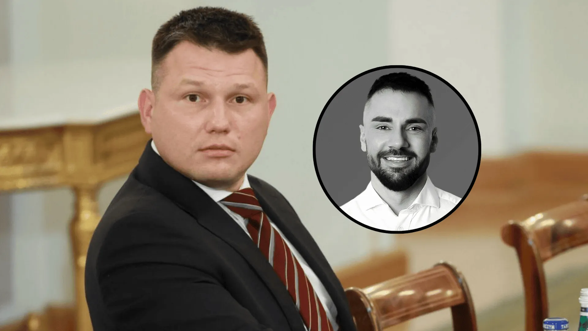 Sławomir Mentzen, Łukasz Litewka, fot. Adam Burakowski/East News, Lewica/Facebook