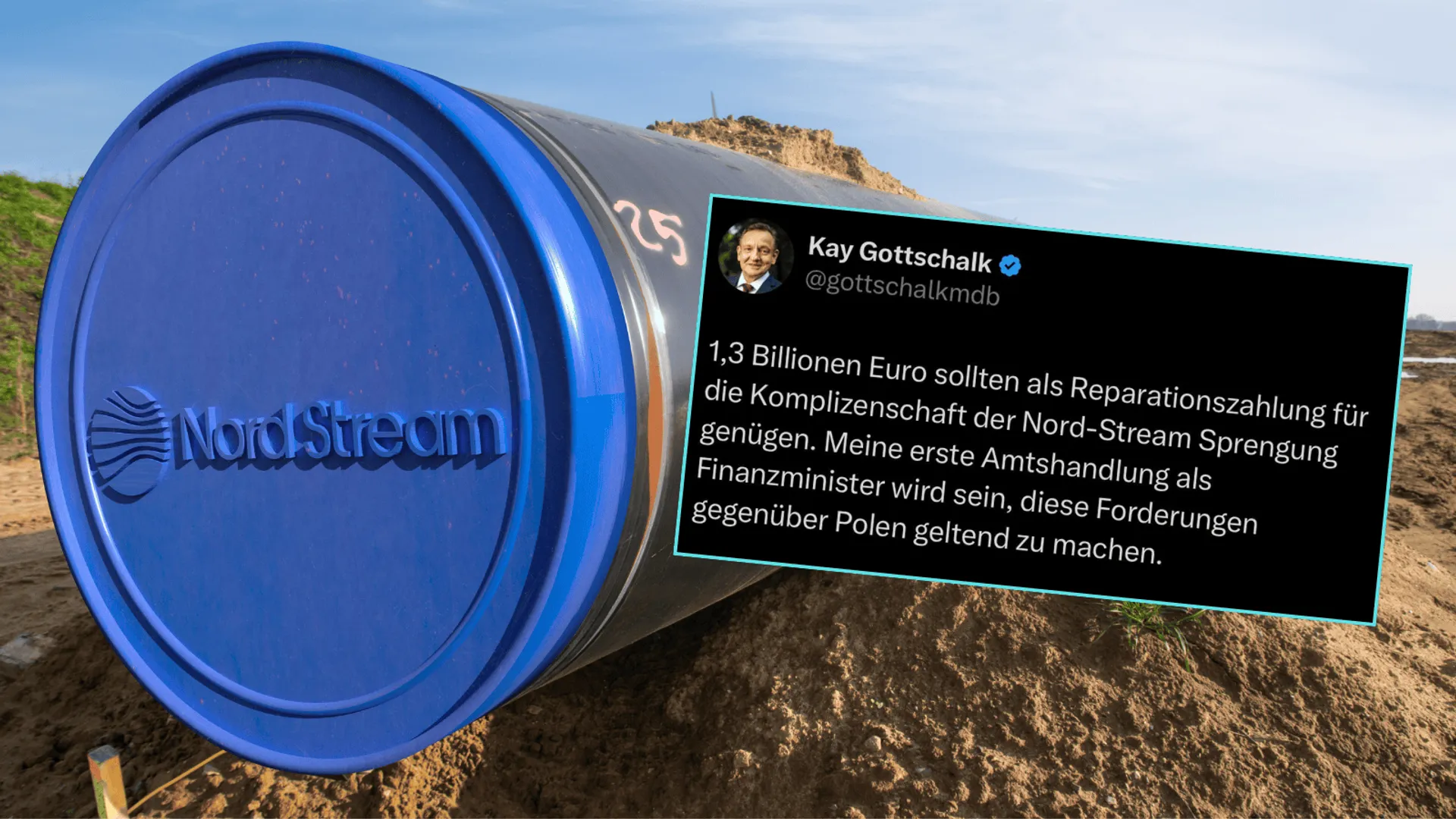 Kontrowersyjne żądania AfD: Nowy spór o miliardy i Nord Stream