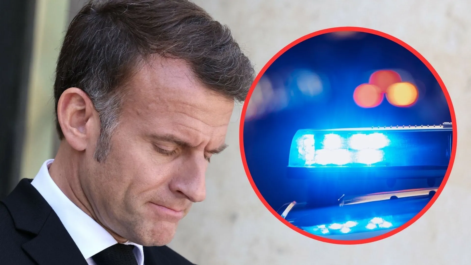 Macron, policja, Francja, Pałac Elizejski, skandal
