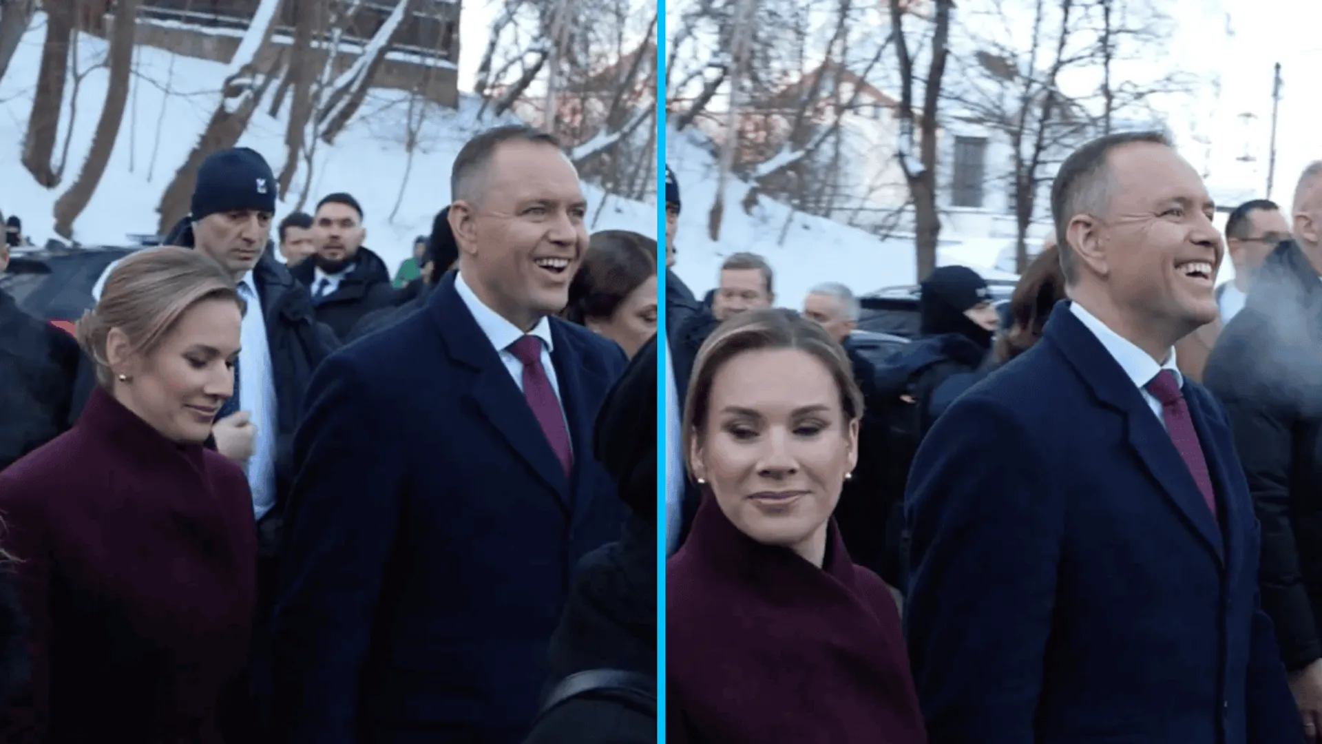 Karol i Marta Nawroccy, fot. Marcin Czapliński/X