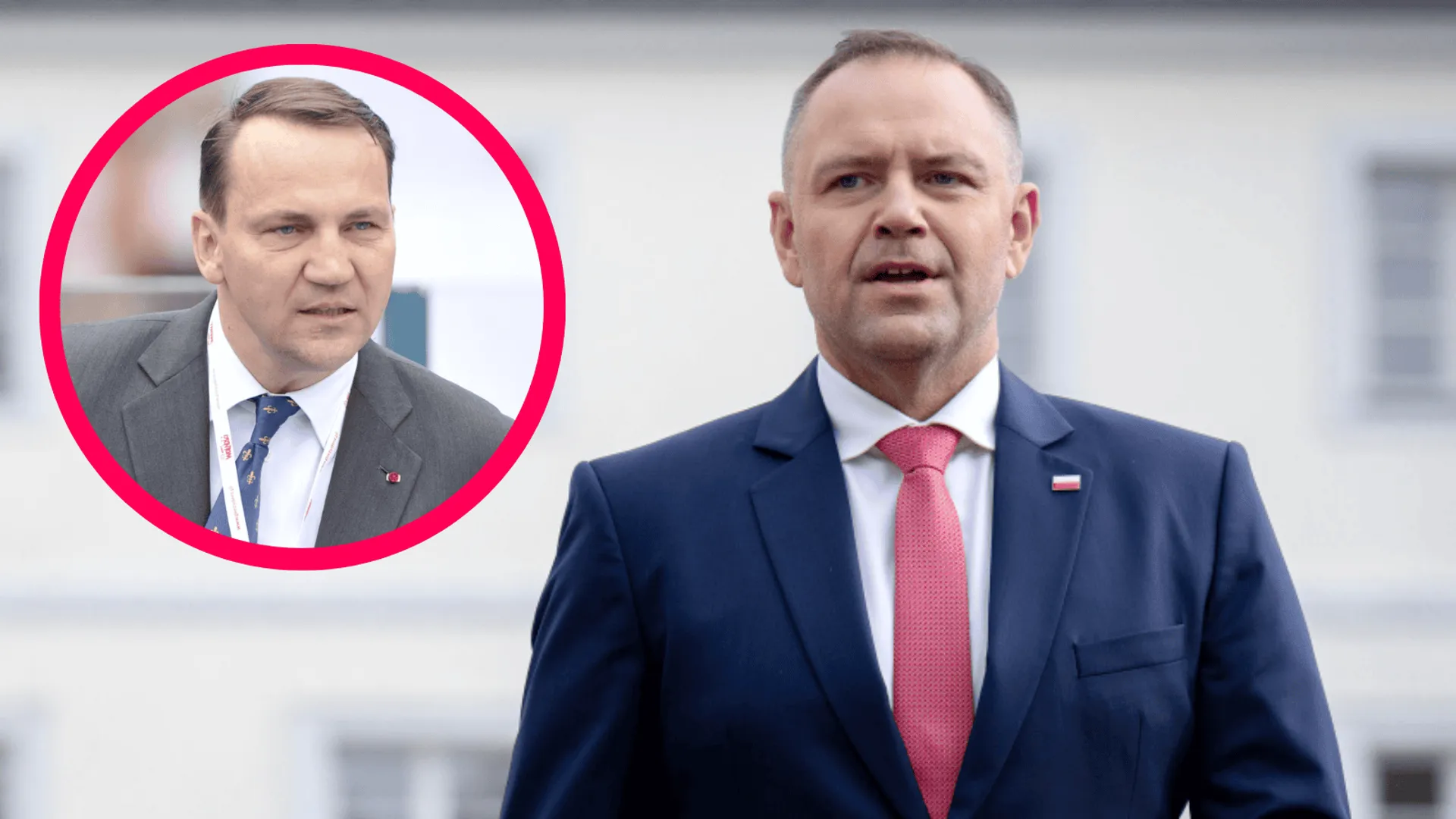 Karol Nawrocki, Radosław Sikorski