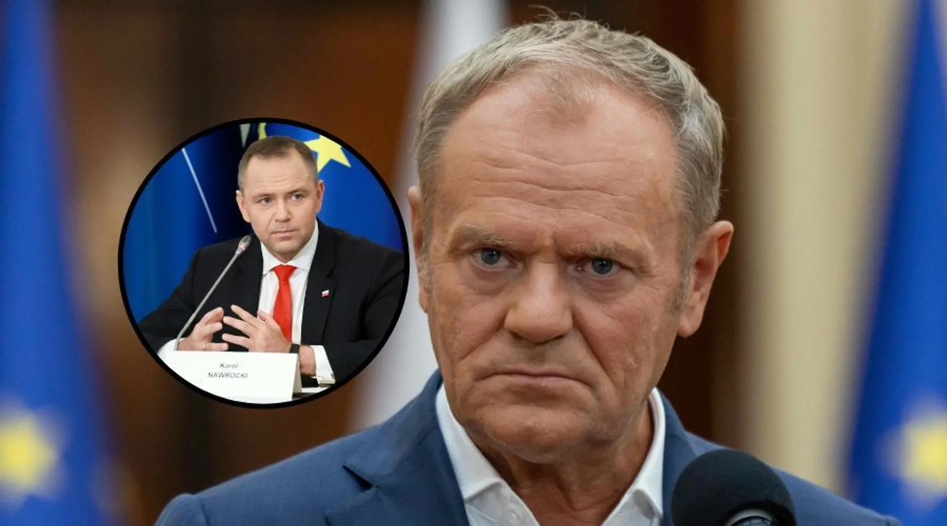 Tusk i Nawrocki