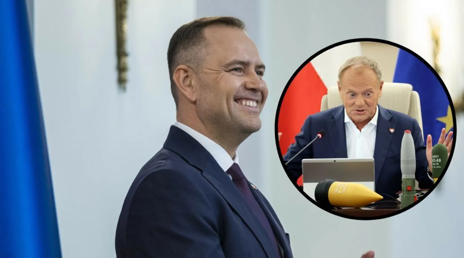 Karol Nawrocki i Donald Tusk