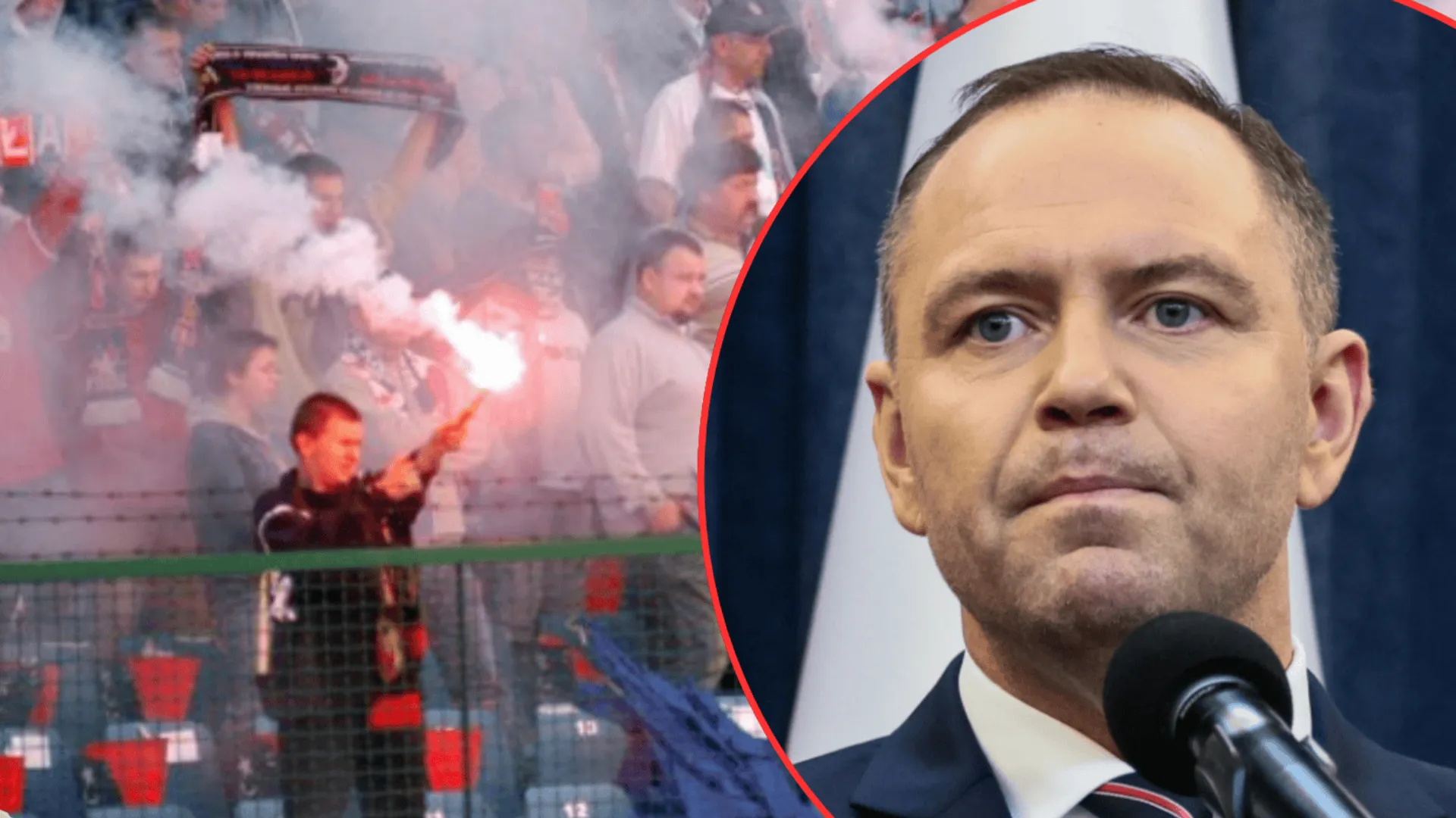 Karol Nawrocki i kibice