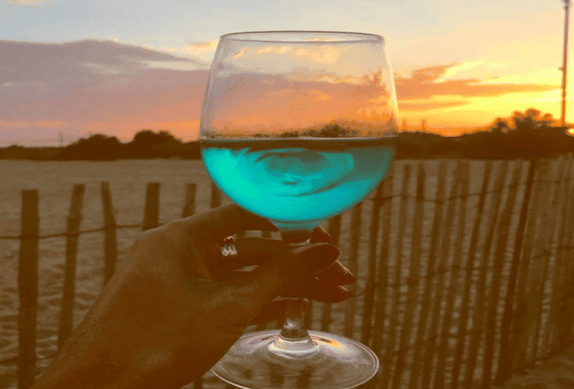 Niebieskie wino