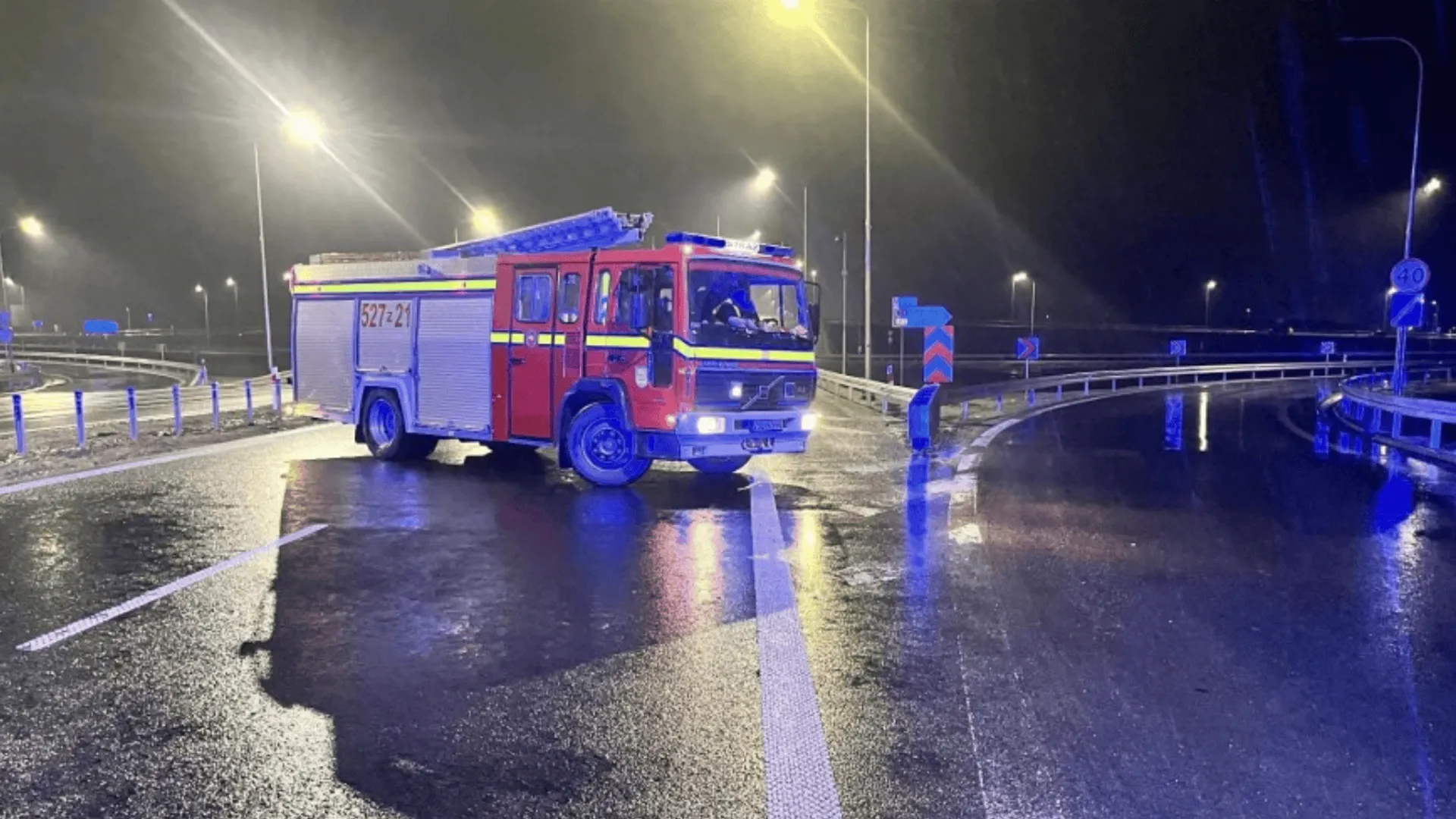 Częściowo zalany został odcinek trasy S6 między węzłami Karwice i Sławno Zachód