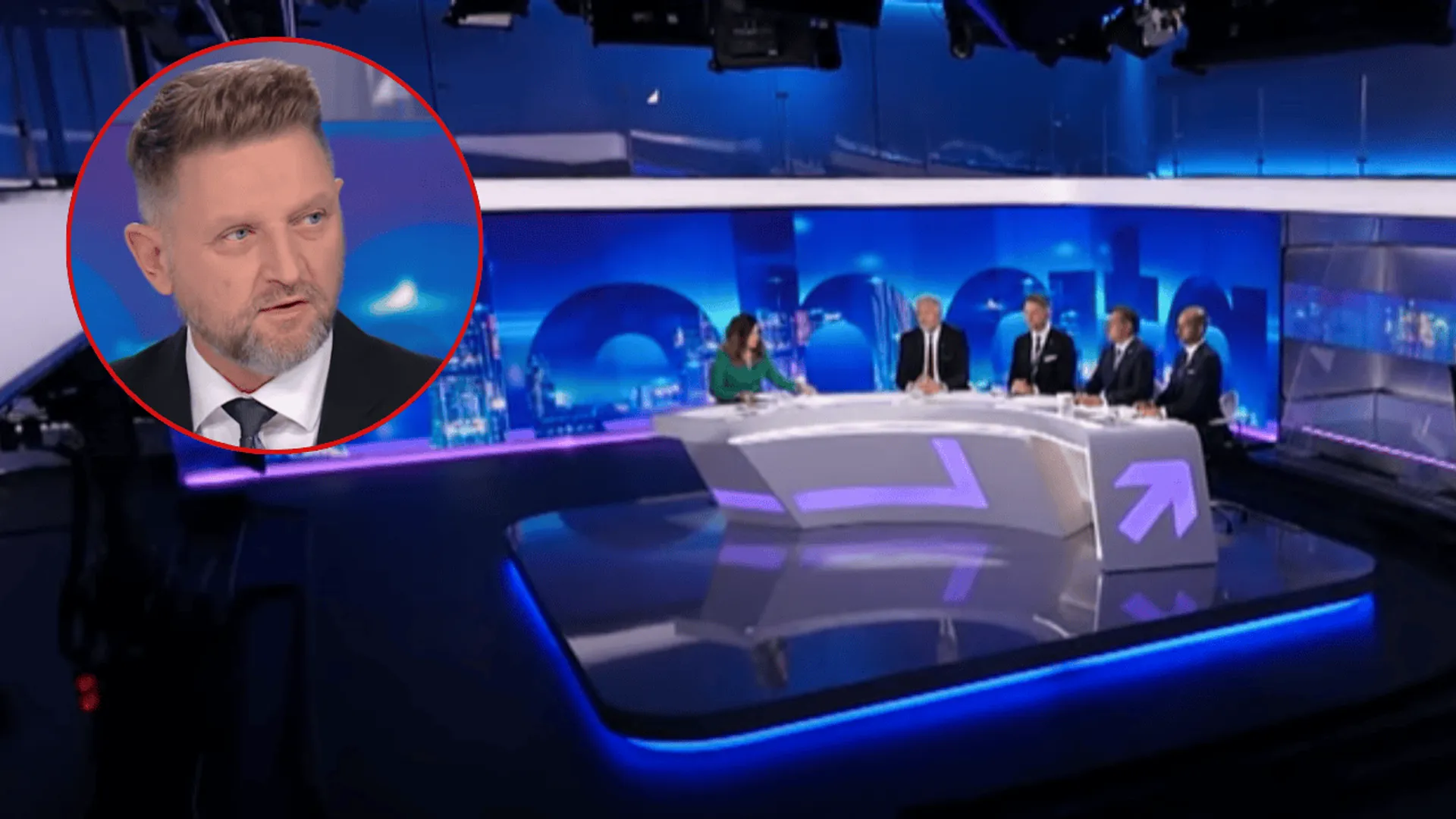 Ostra wymiana zdań w programie TV